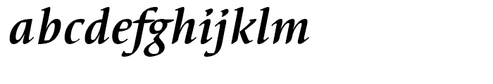 EF Elysa Bold Italic Font LOWERCASE