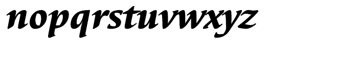 EF Elysa Heavy Italic Font LOWERCASE