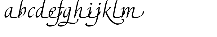 EF Elysa Light Italic Swash 2 Font LOWERCASE