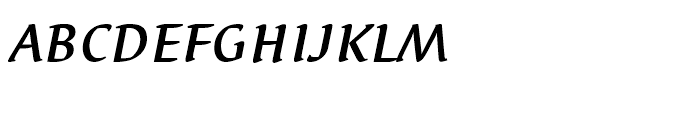 EF Elysa Medium Italic SC Font LOWERCASE