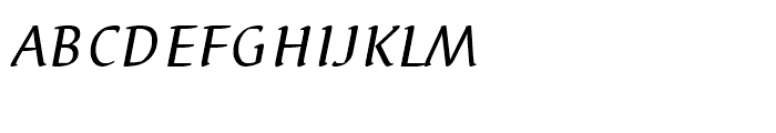 EF Elysa Regular Italic SC Font LOWERCASE