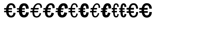 EF EuroClassic A Regular Font UPPERCASE