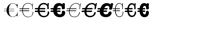 EF EuroClassic C Regular Font OTHER CHARS