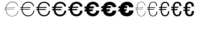 EF EuroSans One Font LOWERCASE