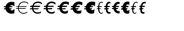 EF EuroSans Three Font UPPERCASE