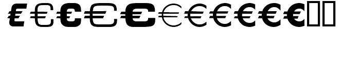 EF EuroSans Three Font LOWERCASE