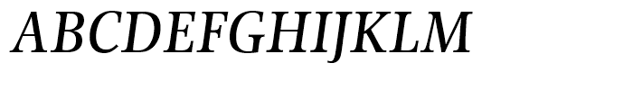 EF Forlane Medium Italic Font UPPERCASE