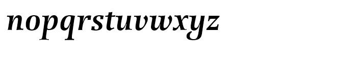 EF Forlane Semi Bold Italic Font LOWERCASE