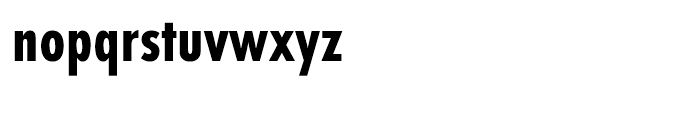 EF Futura Turkish Bold Condensed Font LOWERCASE