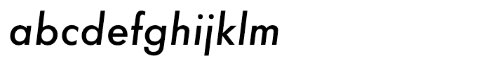 EF Futura Turkish Medium Oblique Font LOWERCASE