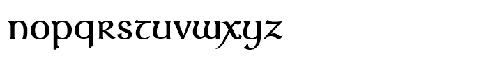 EF Gandalf Regular Font LOWERCASE