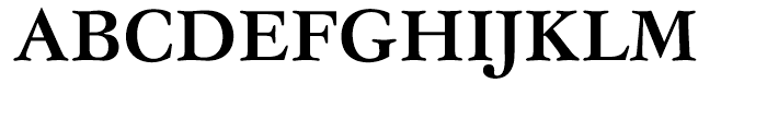 EF Garamond No 5 CE Bold Font UPPERCASE