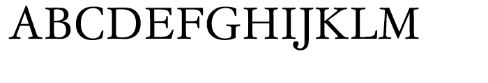EF Garamond No 5 CE Light Font UPPERCASE