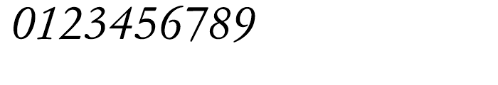 EF Garamond No 5 TU Light Italic Font OTHER CHARS