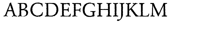 EF Garamond Rough H Regular Font UPPERCASE