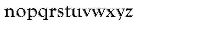 EF Goudy Handtooled Regular Font LOWERCASE
