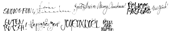 EF Halleluja Regular Font OTHER CHARS