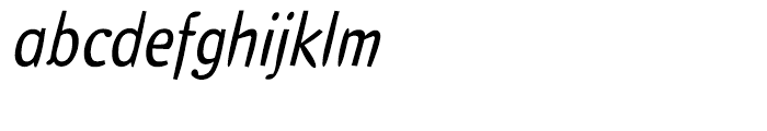 EF Havanna Regular Italic Font LOWERCASE