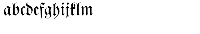 EF Justus Fraktur Regular DFR Font LOWERCASE