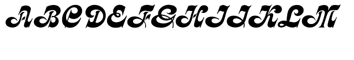 EF Kalligraphia Regular Font UPPERCASE