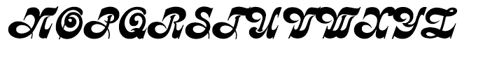 EF Kalligraphia Regular Font UPPERCASE