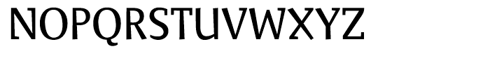 EF Keule Semi Serif Regular Font UPPERCASE