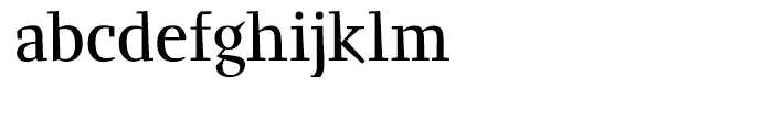 EF Keule Serif Regular Font LOWERCASE