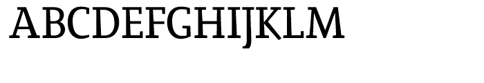 EF Keule Slab Serif Regular Font UPPERCASE