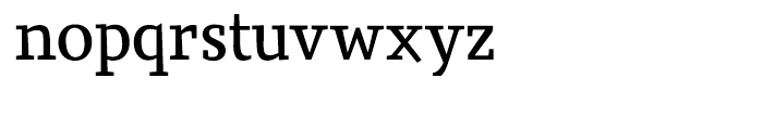 EF Keule Slab Serif Regular Font LOWERCASE