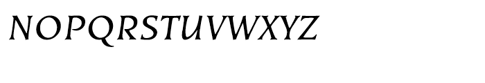 EF Kiev Regular Oblique SC Turkish Font LOWERCASE