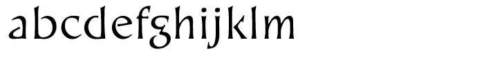 EF Kiev Regular Turkish Font LOWERCASE