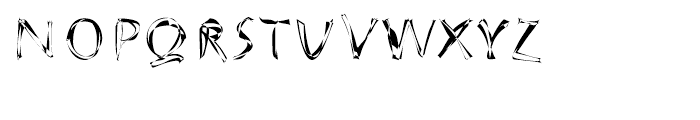 EF Kleins Sketch Regular Font LOWERCASE