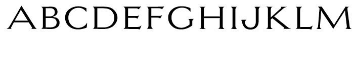 EF Largo Light Font UPPERCASE