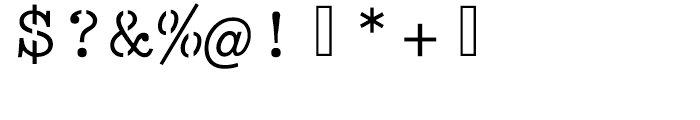 EF Lasertac Stencil Regular Font OTHER CHARS