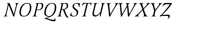 EF Latienne Italic SC Font UPPERCASE