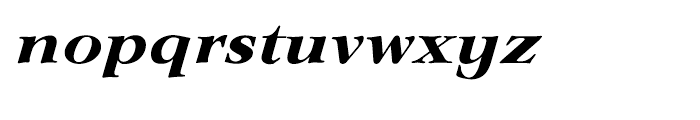EF Lingwood Bold Italic Font LOWERCASE