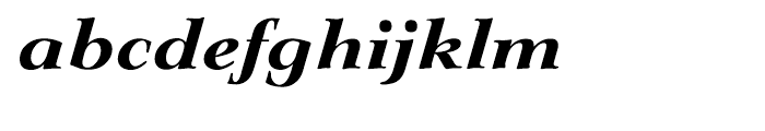 EF Lingwood CE Bold Italic Font LOWERCASE