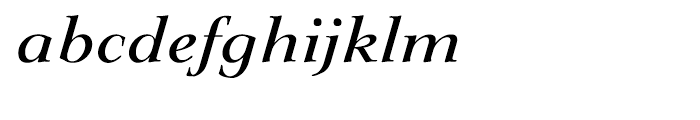 EF Lingwood CE Medium Italic Font LOWERCASE