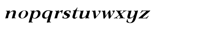 EF Lingwood Demi Bold Italic Font LOWERCASE