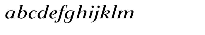 EF Lingwood Medium Italic Font LOWERCASE