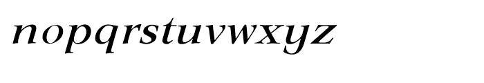 EF Lingwood Medium Italic Font LOWERCASE
