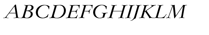 EF Lingwood Regular Italic Font UPPERCASE