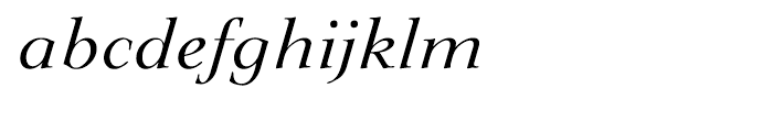EF Lingwood Regular Italic Font LOWERCASE