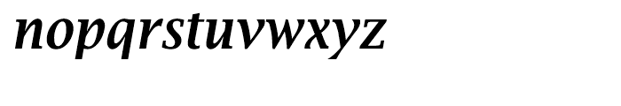 EF Lucida Bright Narrow CE Demi Bold Italic Font LOWERCASE