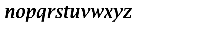 EF Lucida Bright Narrow Demi Bold Italic Font LOWERCASE