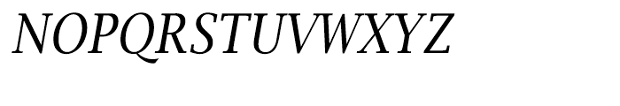 EF Lucida Bright Narrow Italic Font UPPERCASE