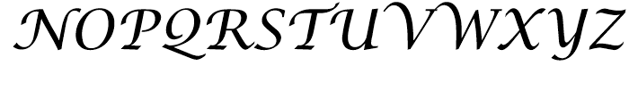 EF Lucida Calligraphy Regular Font UPPERCASE