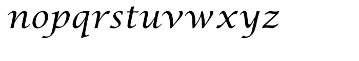 EF Lucida Calligraphy Regular Font LOWERCASE