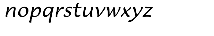 EF Lucida Casual Italic Font LOWERCASE