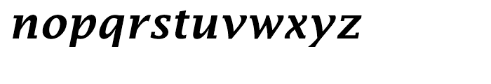 EF Lucida Fax CE Demi Bold Italic Font LOWERCASE